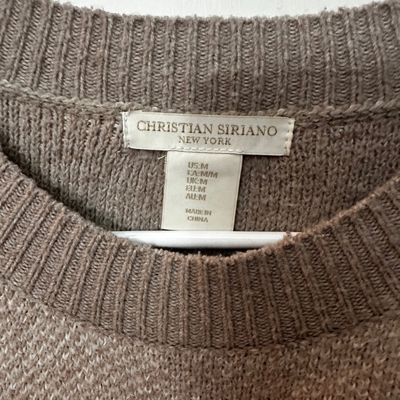 Christian Siriano Striped Sweater - Beige and Cream - Picture 2 of 4